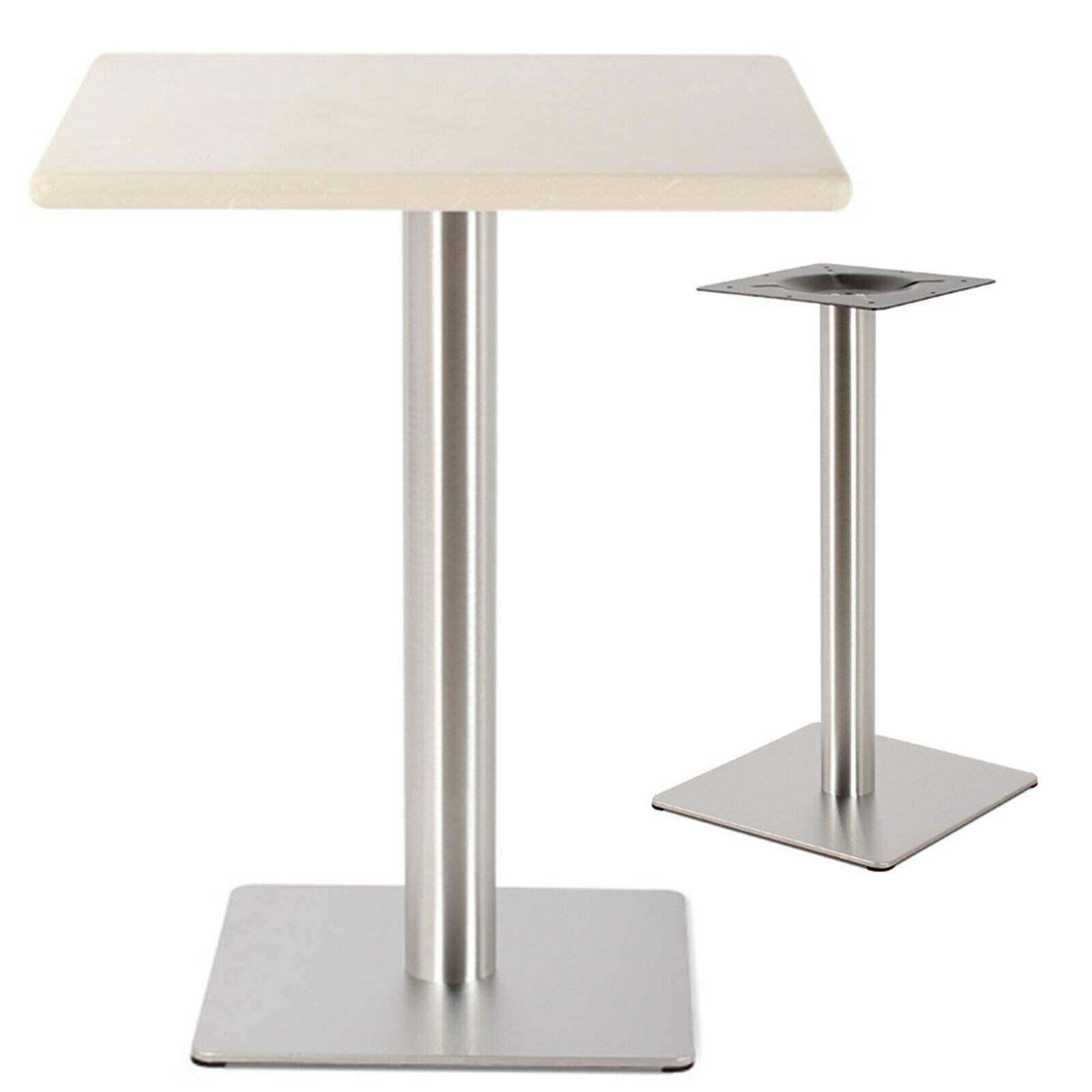 CNCEST-Pieds de table carrés en acier inoxydable 72 cm