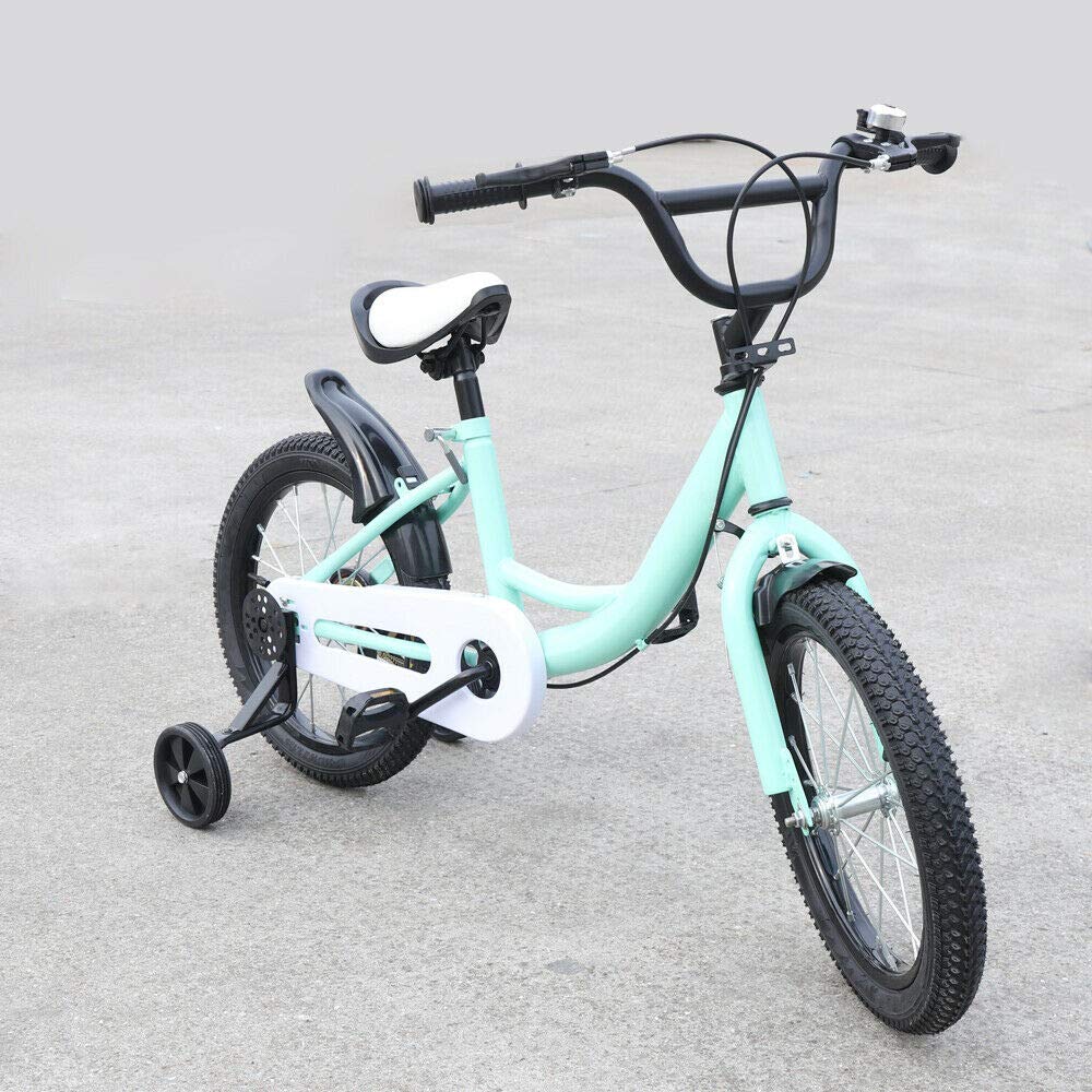 Une Image D'un Vélo Avec Des Roues D'entraînement Pour Enfant