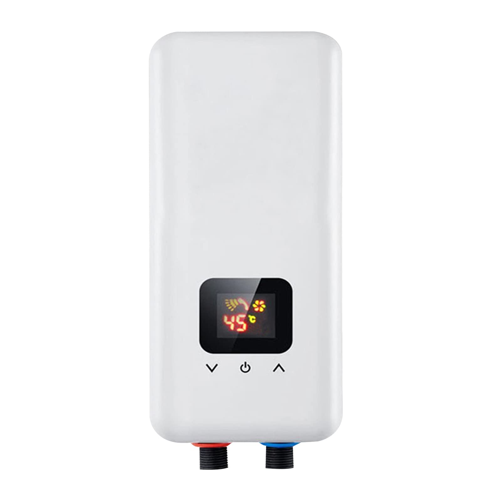 Mini chauffe-eau instantané portable avec protection anti-fuite, chauffage  en acier inoxydable 304, fonction d'affichage de la température