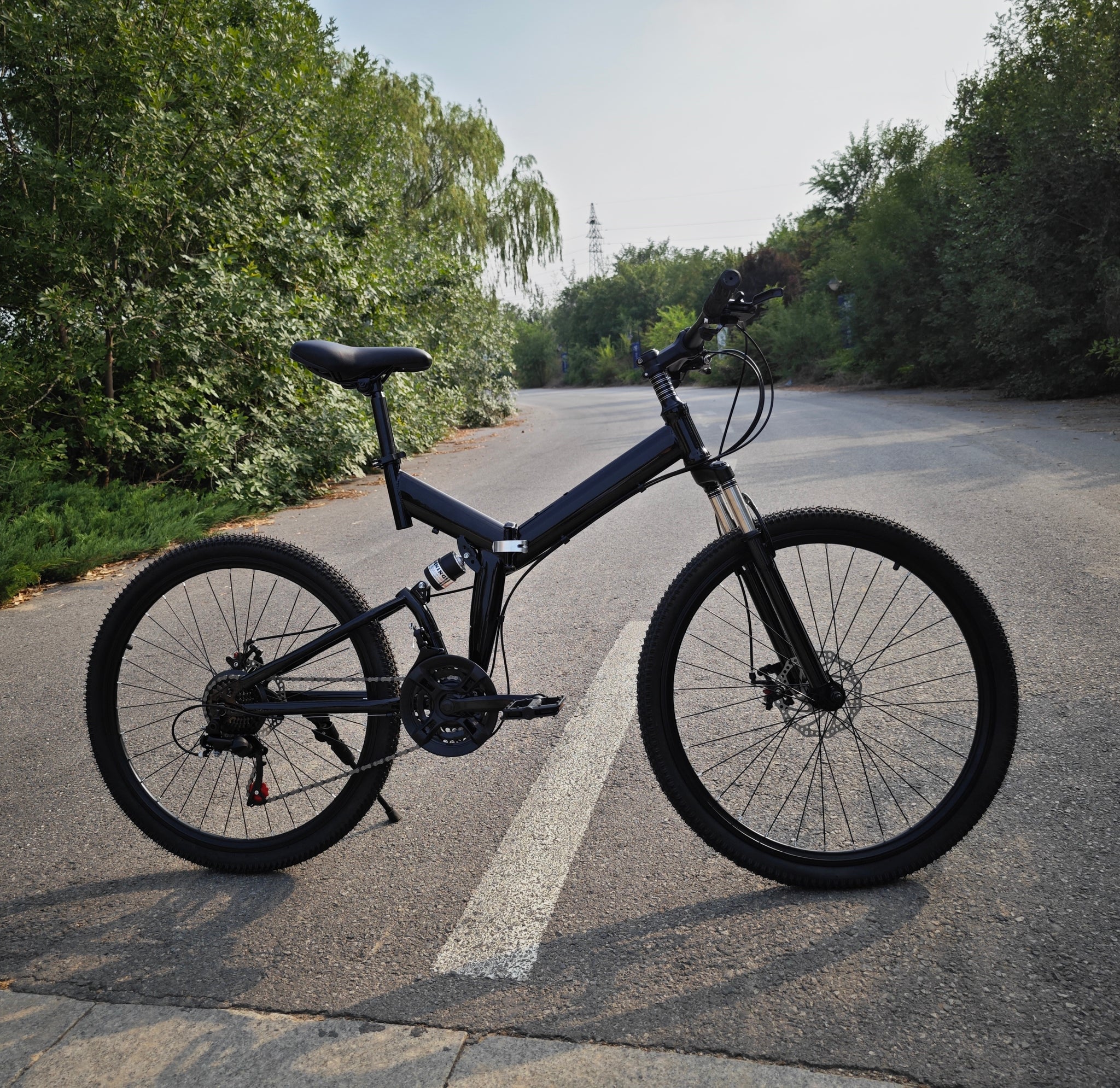 VTT 26 pouces - Vélo pliable en acier au carbone
