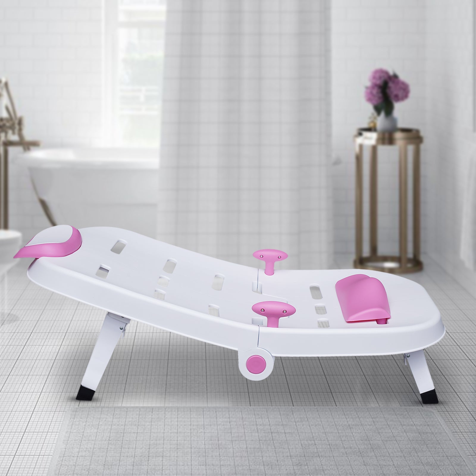 Chaise de bain pour bébé - Pliable - Réglable