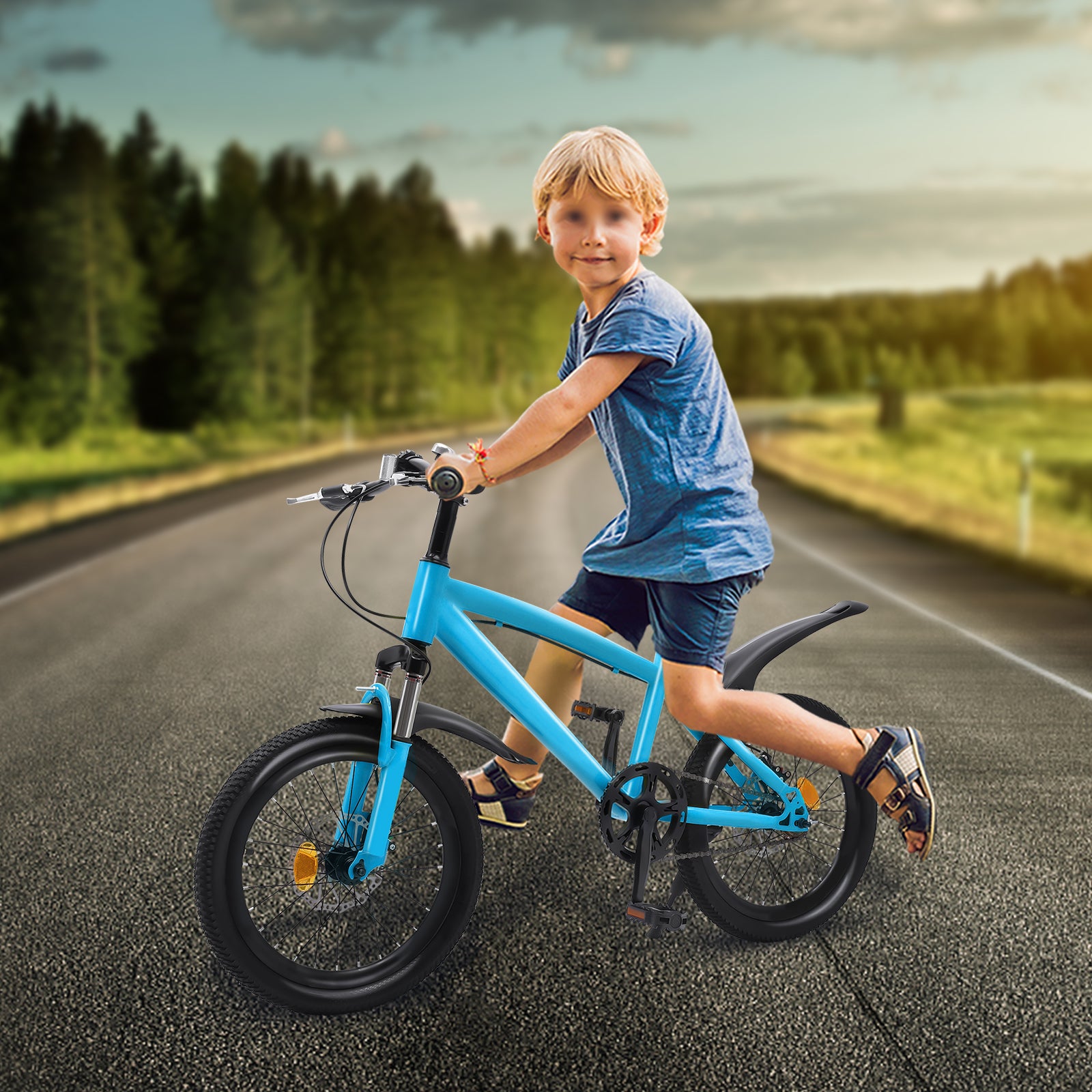 Vélo de montagne pour enfant de 18 pouces