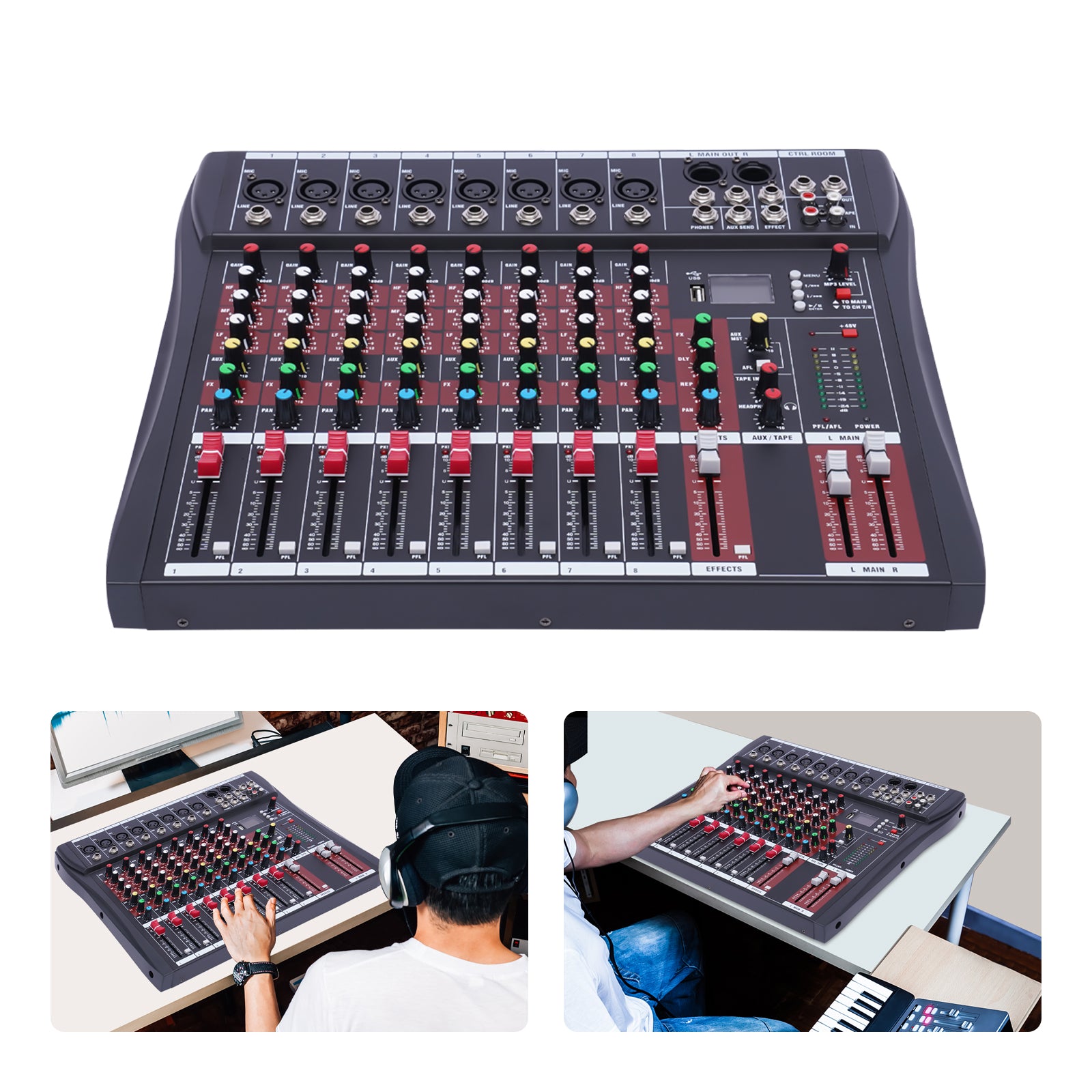 Mixeur professionnel, console Soundboard