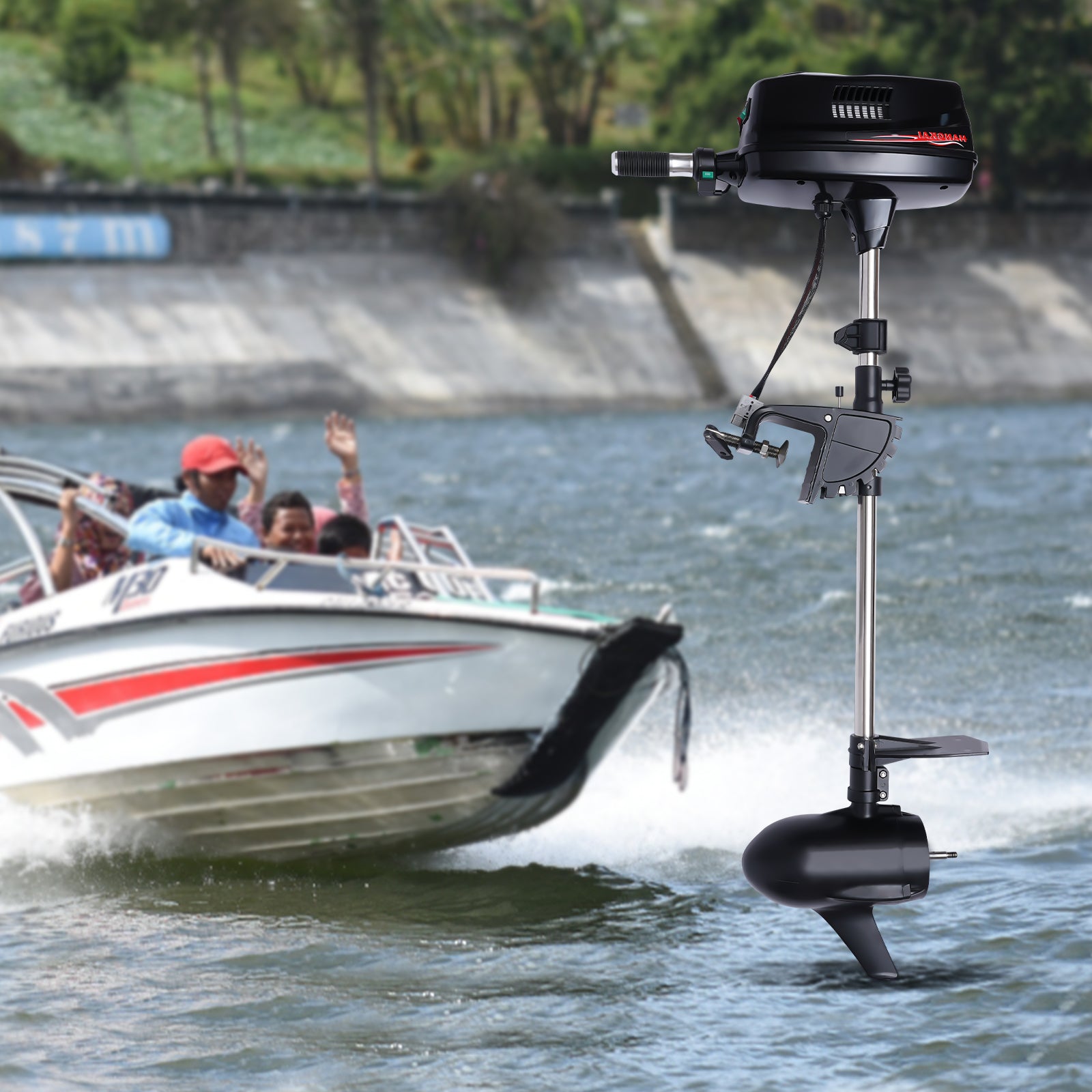 Moteur électrique bateau moteur forgée bateau sans balais pour Kayak 48 V/60 V 2200 W