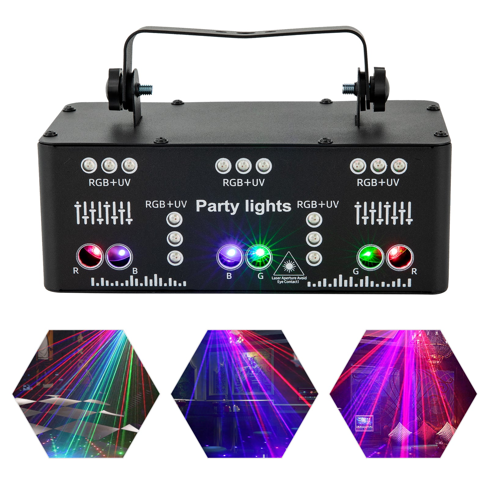 Projecteur LED RGB à 21 yeux éclairage de scène Disco