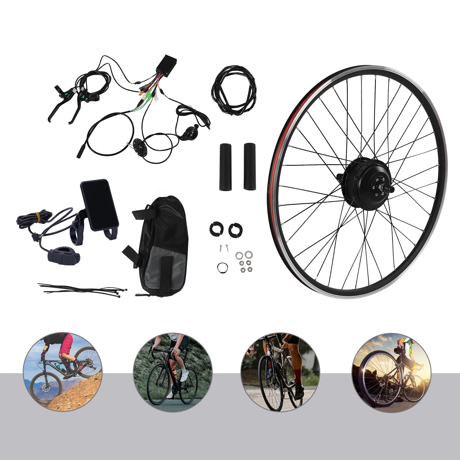 Kit de conversion pour vélo électrique arrière