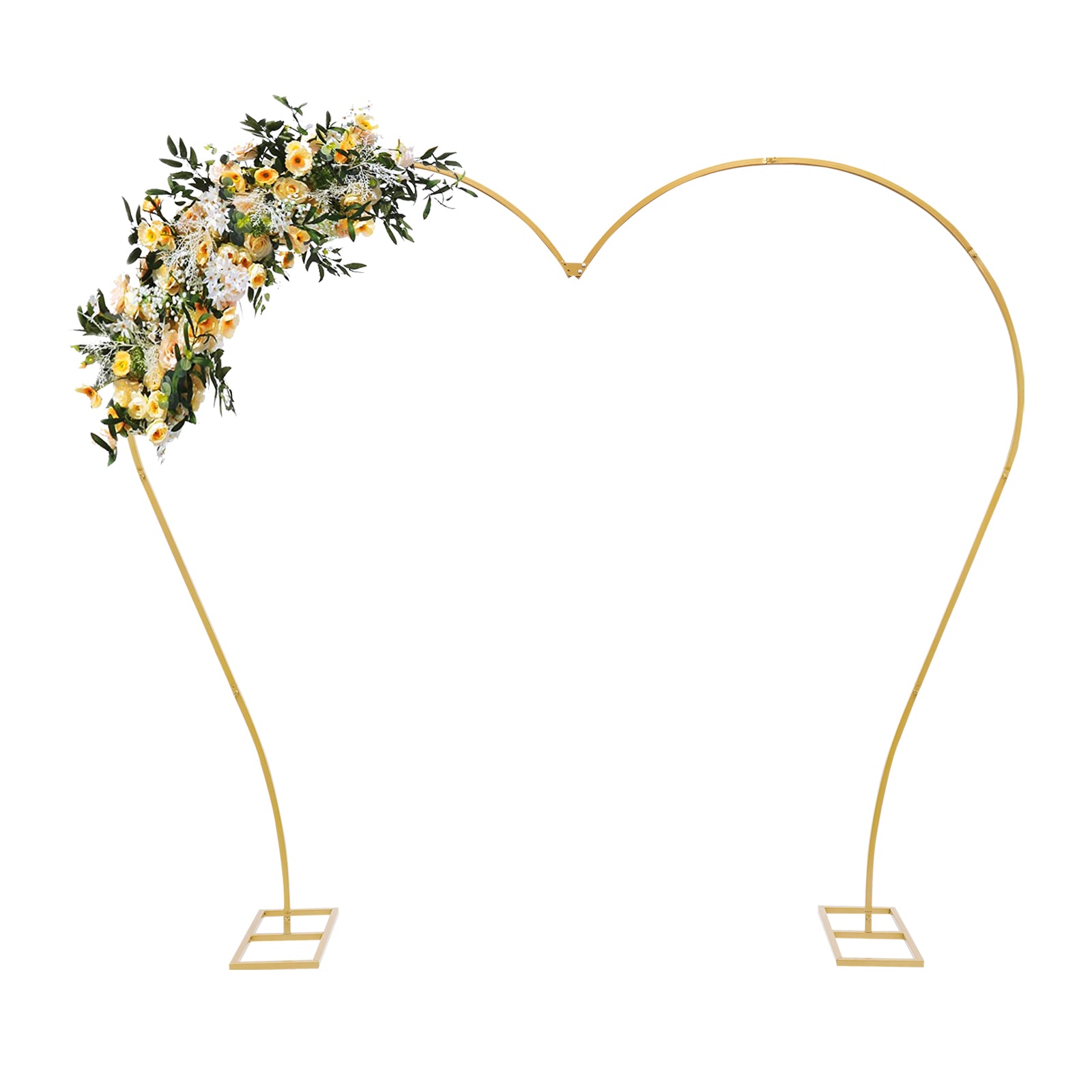 Arche de mariage - En métal - Fond en forme de cœur - Pour ballons