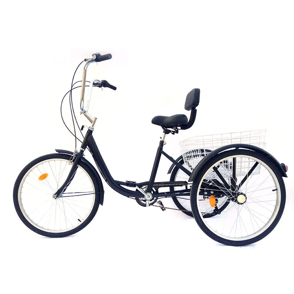 24'' Tricycle Adulte à 3 Roues