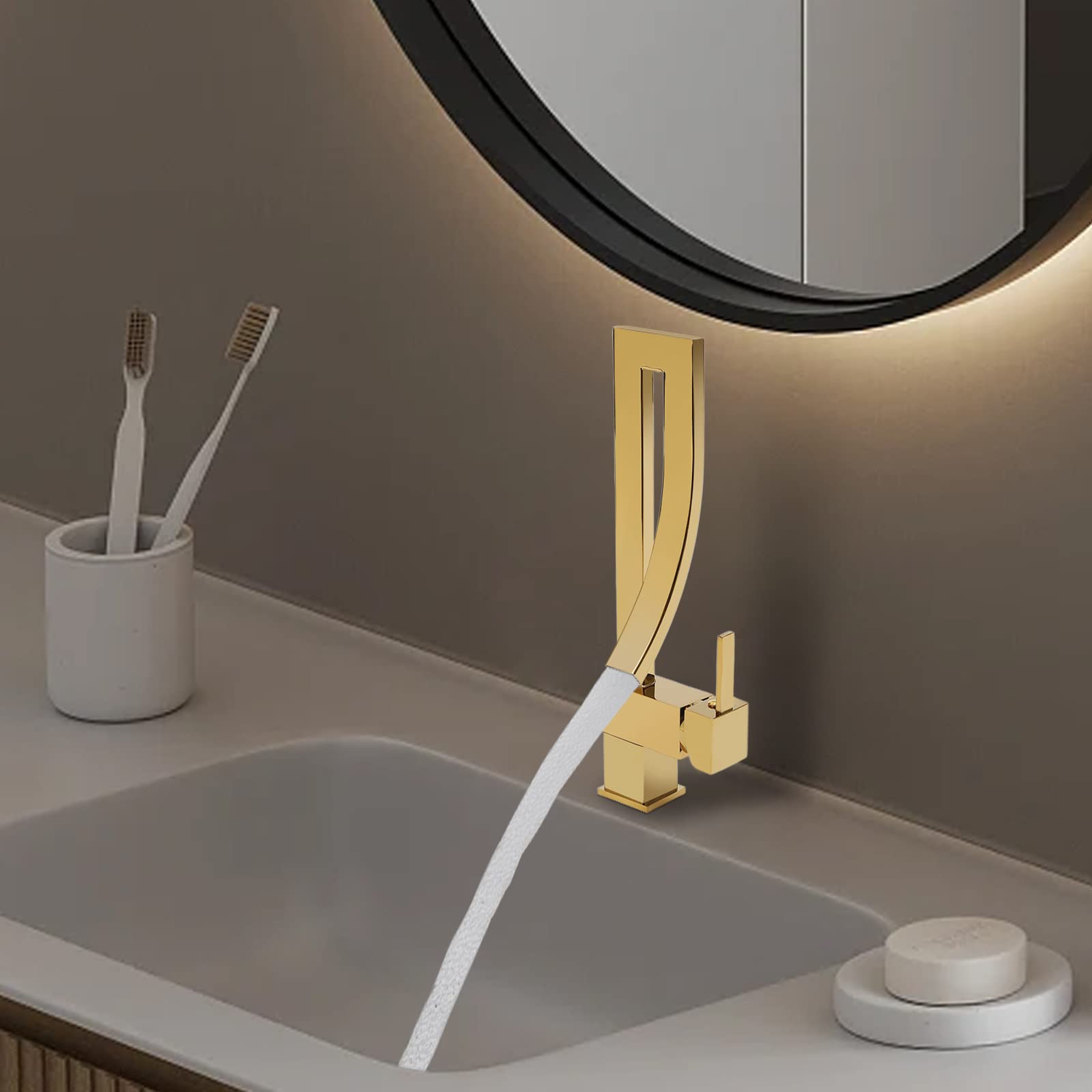 Robinet mitigeur de salle de bain - Design moderne