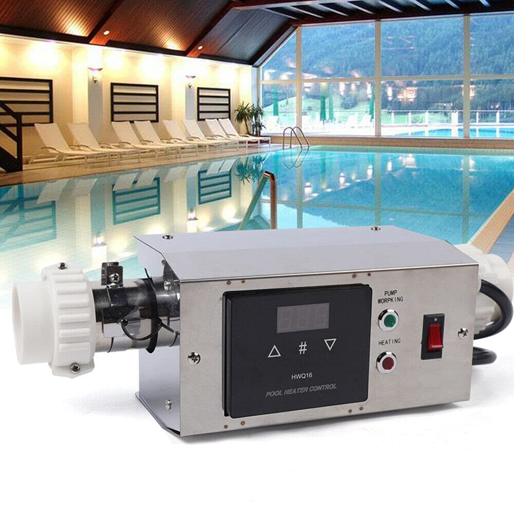 Pompe à chaleur pour piscine - 3 kW - En acier inoxydable