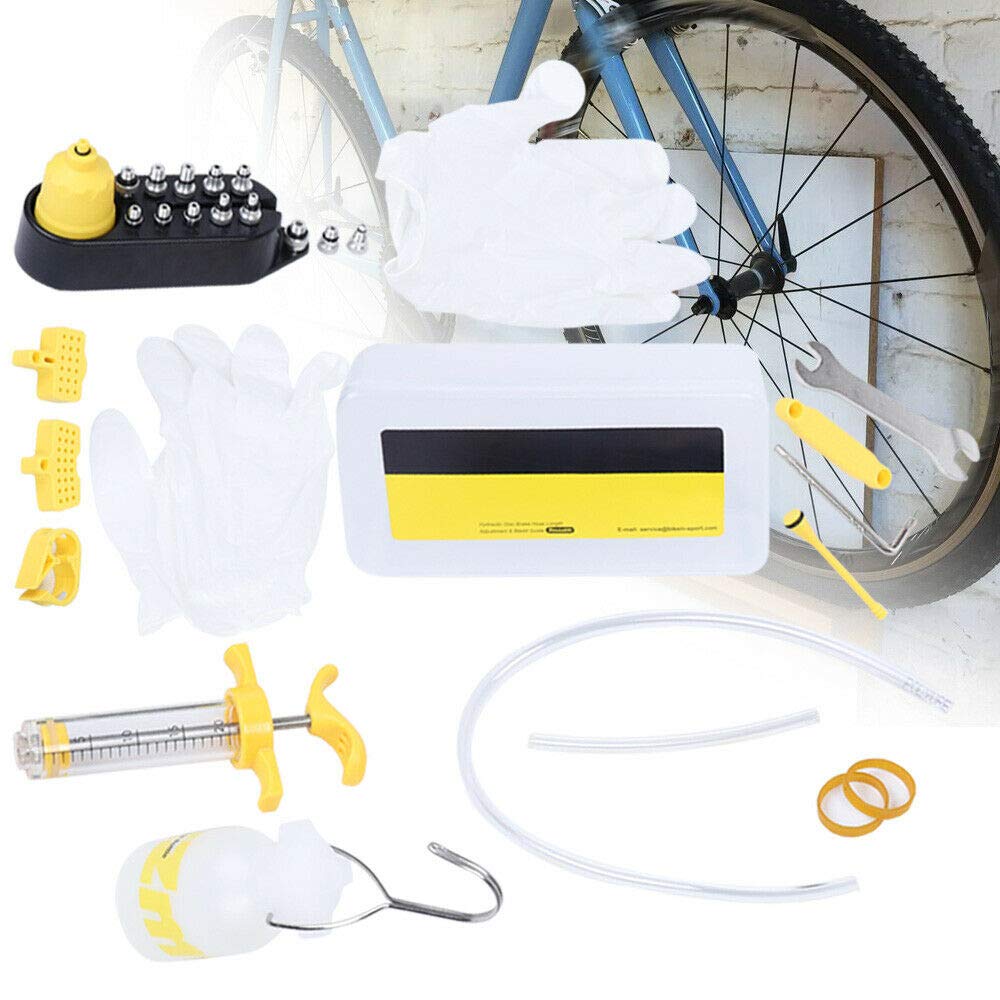 Kit de purge de vélo pour frein à disque hydraulique Ez/Shimano Professional Outil de réparation de vélo