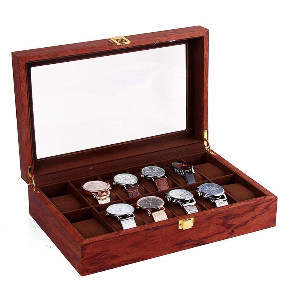 12 Slots Vintage Wooden Watch Box