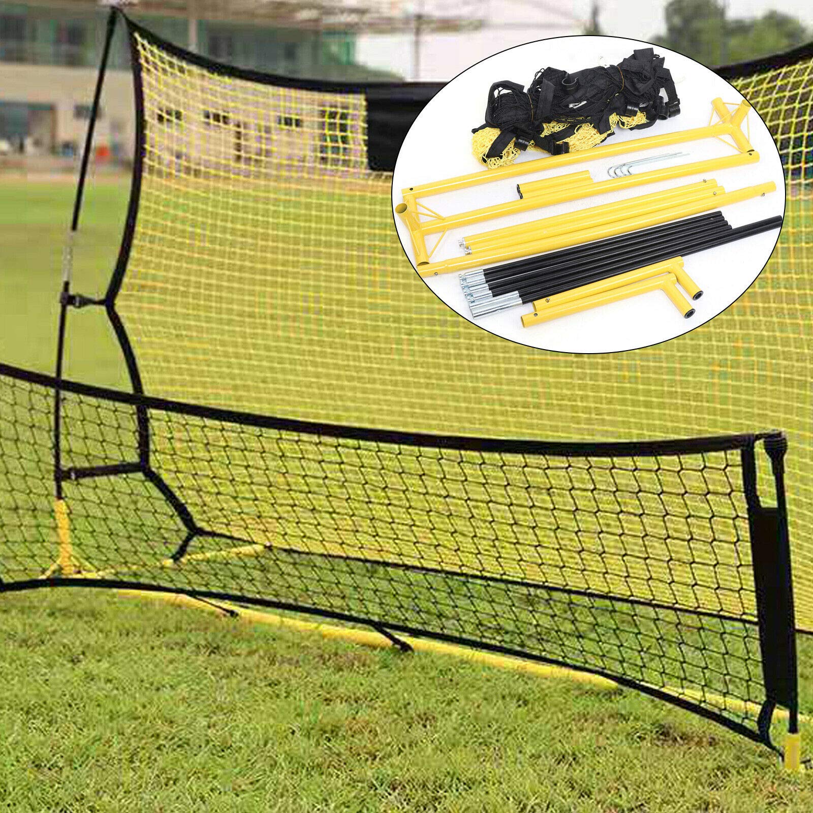Ballon de football réglable - Portable - But de football - Entraînement de football pour la précision ciblée - Équipements d'entraînement