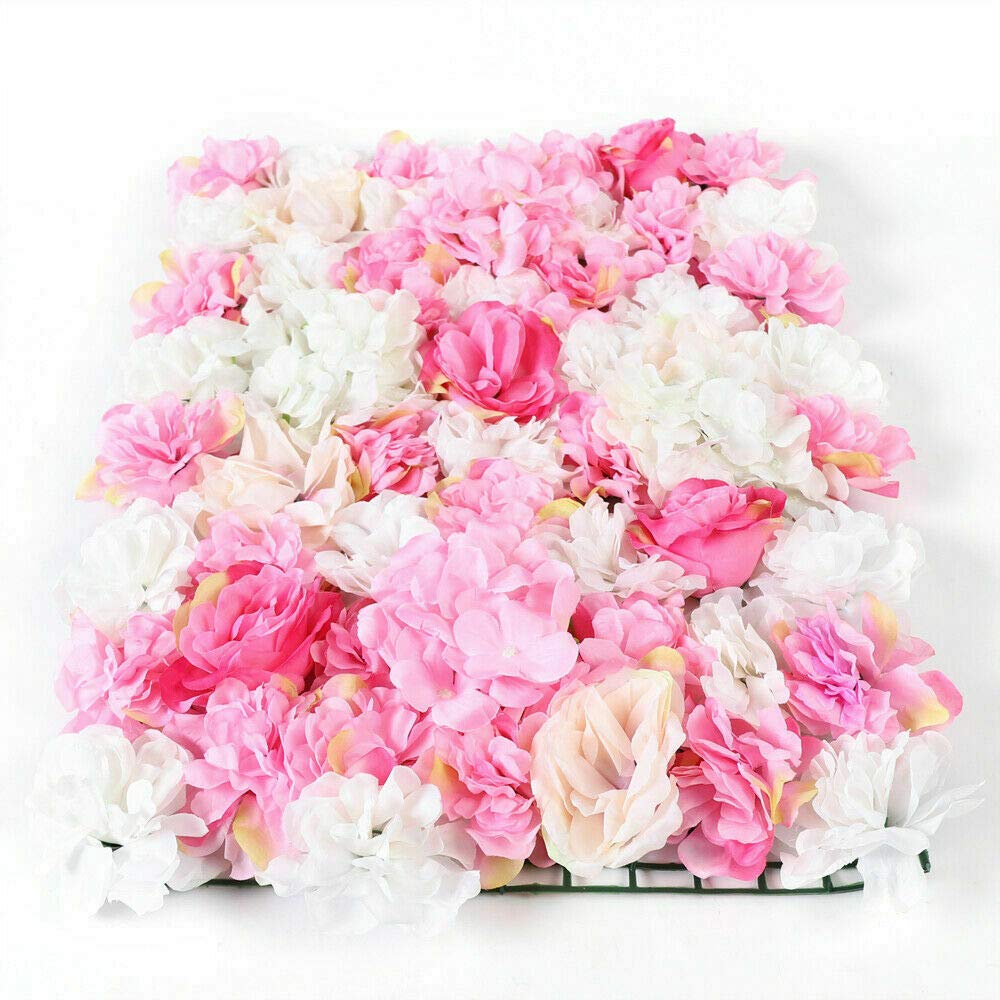 Lot de 15 fleurs artificielles pour décoration de mariage