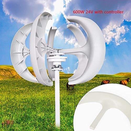600W 5 Leaves Lantern Vertical Wind Generator 