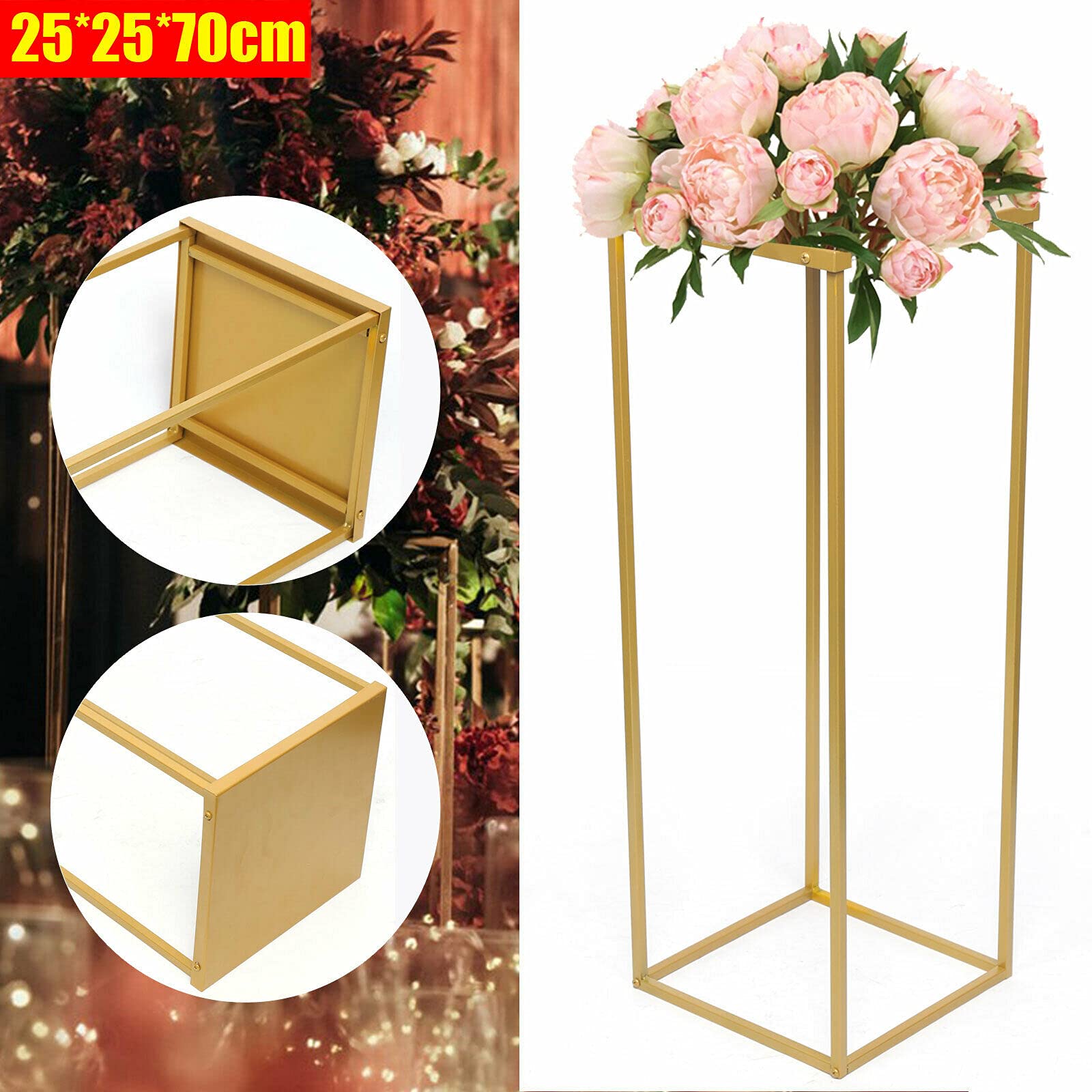  70CM Gold Flower Stand 