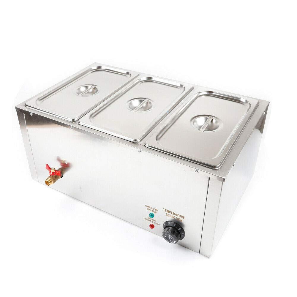 Commercial food warmer electric buffet service catering stainless steel overall