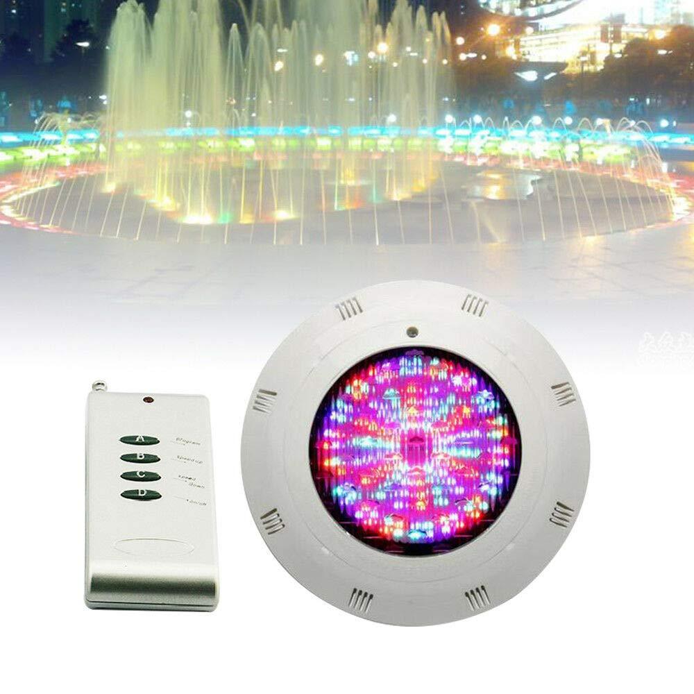 LED Pool Light, Swimming Pool Garden Underwater Light, Remote Control Color Light 