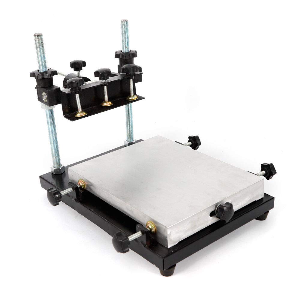 300X240MM Table d'impression manuelle de plaques d'aluminium réglable