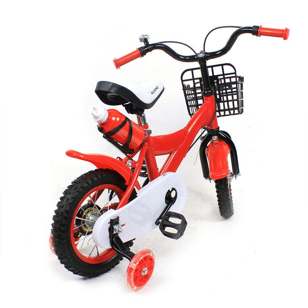 Vélo pour enfant 12 pouces avec stabilisateurs et panier