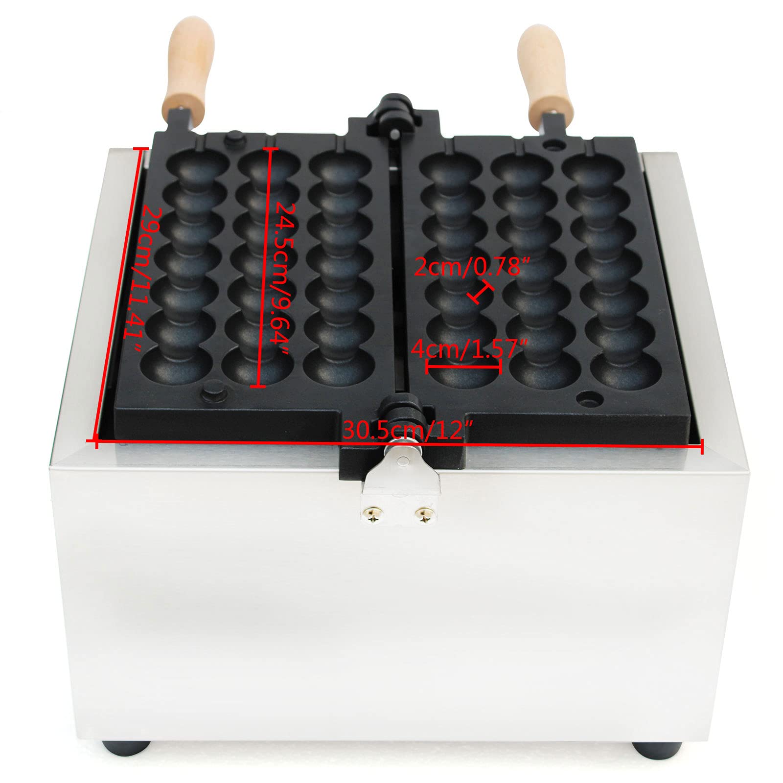Commercial Ball Waffle Maker, 1500W Electric Waffle Bites Maker Bubble Waffle