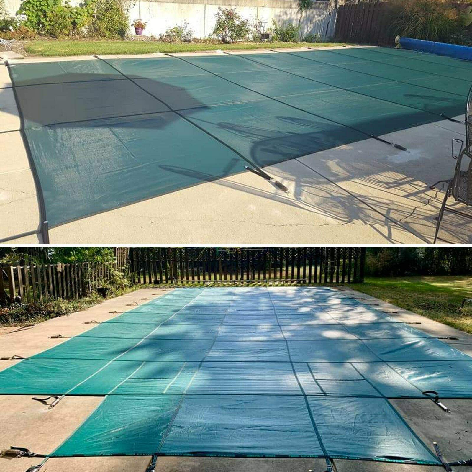 Pool Safety Cover Fits 16x32ft Rectangle Inground Safety Pool Cover