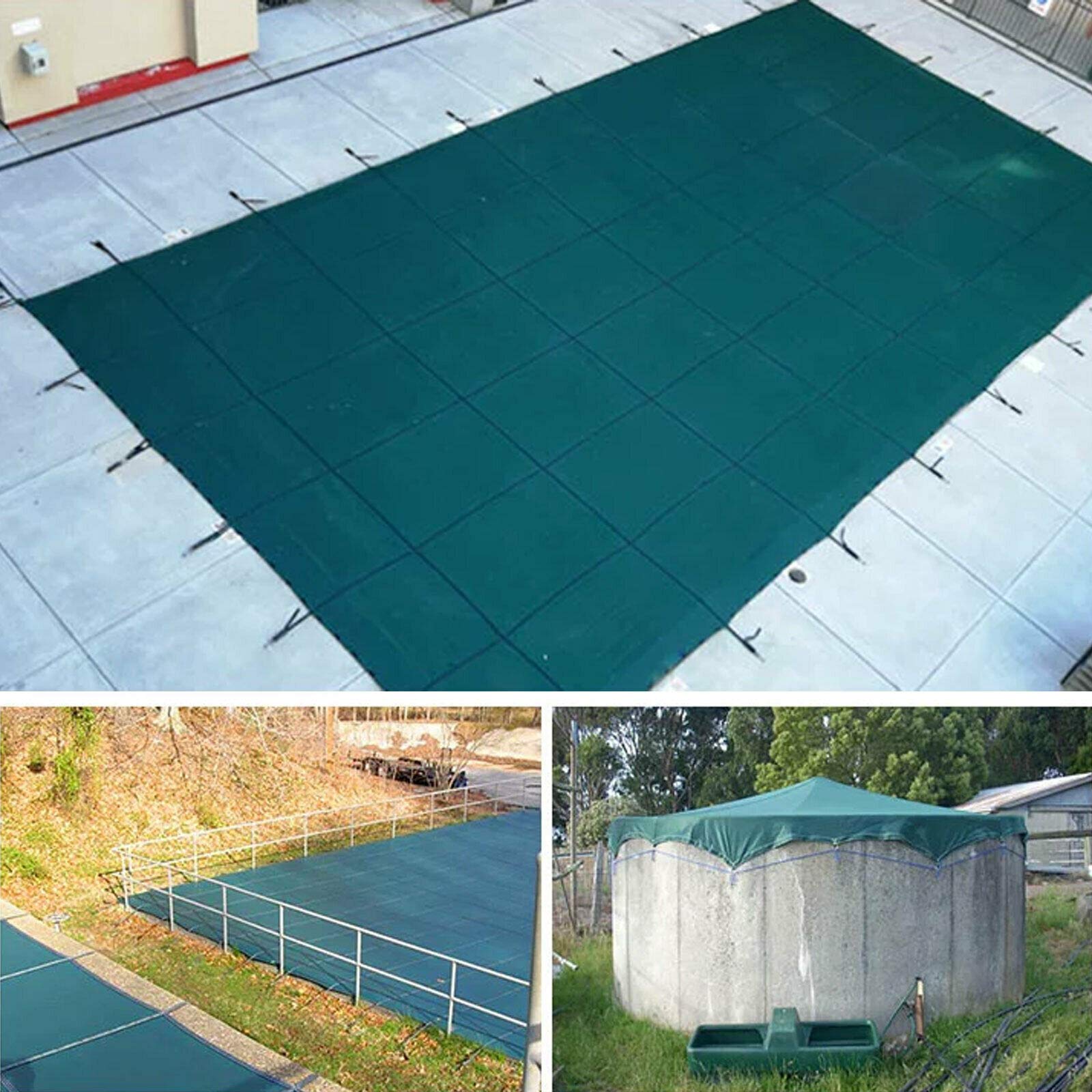 Pool Safety Cover Fits 16x32ft Rectangle Inground Safety Pool Cover