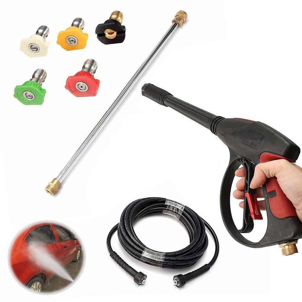 5 Spray Nozzles Tips and 800 cm Hose for Car Pressure Power Washers