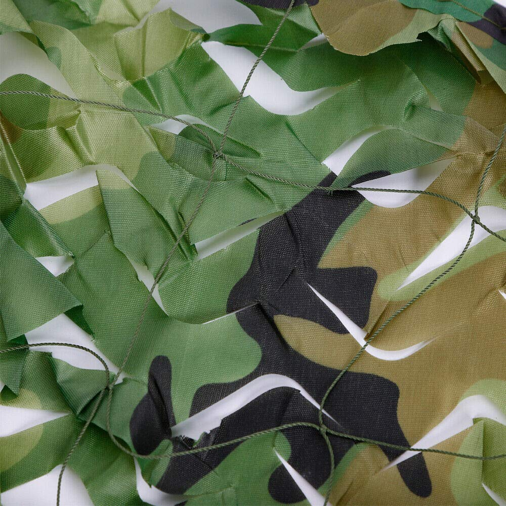 Filet de camouflage pour décoration, protection solaire, chasse, camping, extérieur, militaire, camping, décoration de jardin, 6 x 4 m, vert