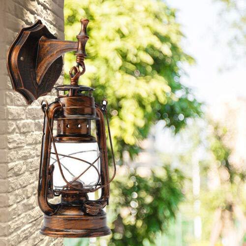 Wall Sconce Lighting Lantern Mounted Light Glass Shade 