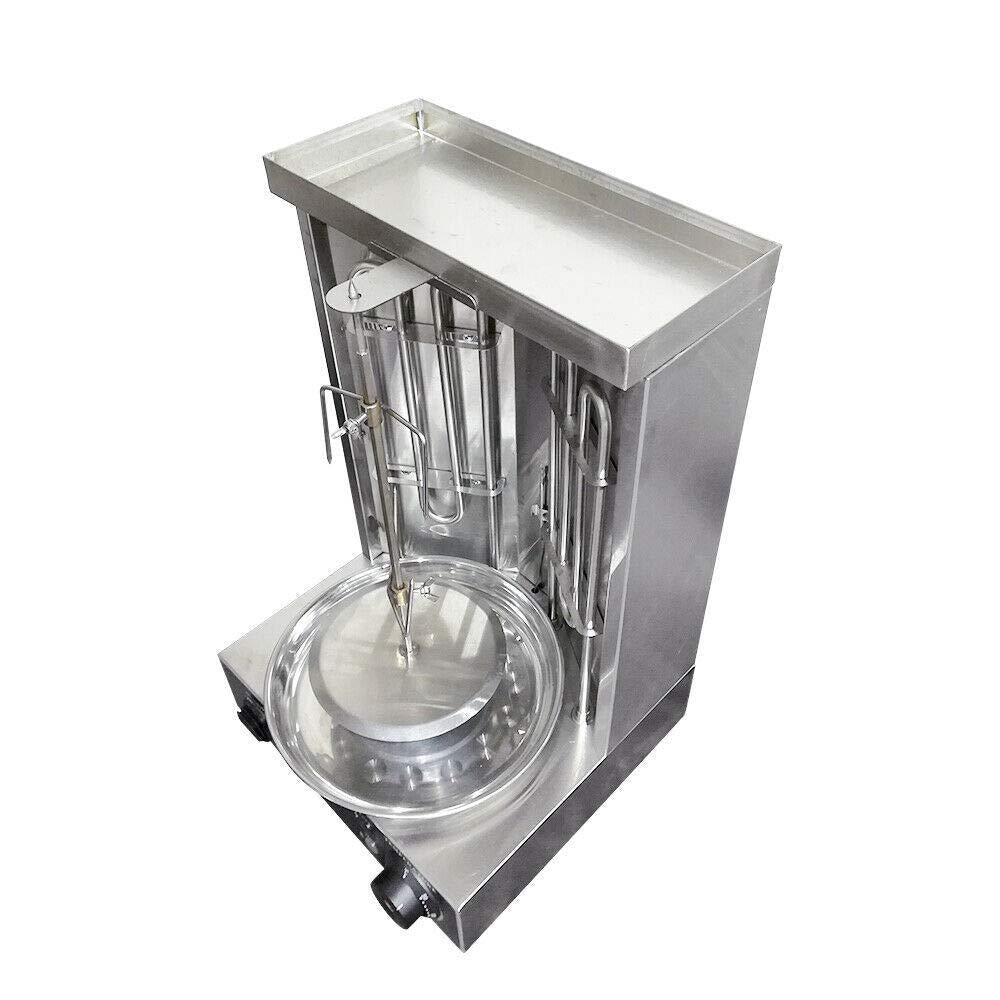 WHR-HARP Rôtissoire Verticale Machine À Kébab Poulet Électrique Appareil  Mini Machine Grill Rotatif, Complet à 360 °, Accessoires de Barbecue de
