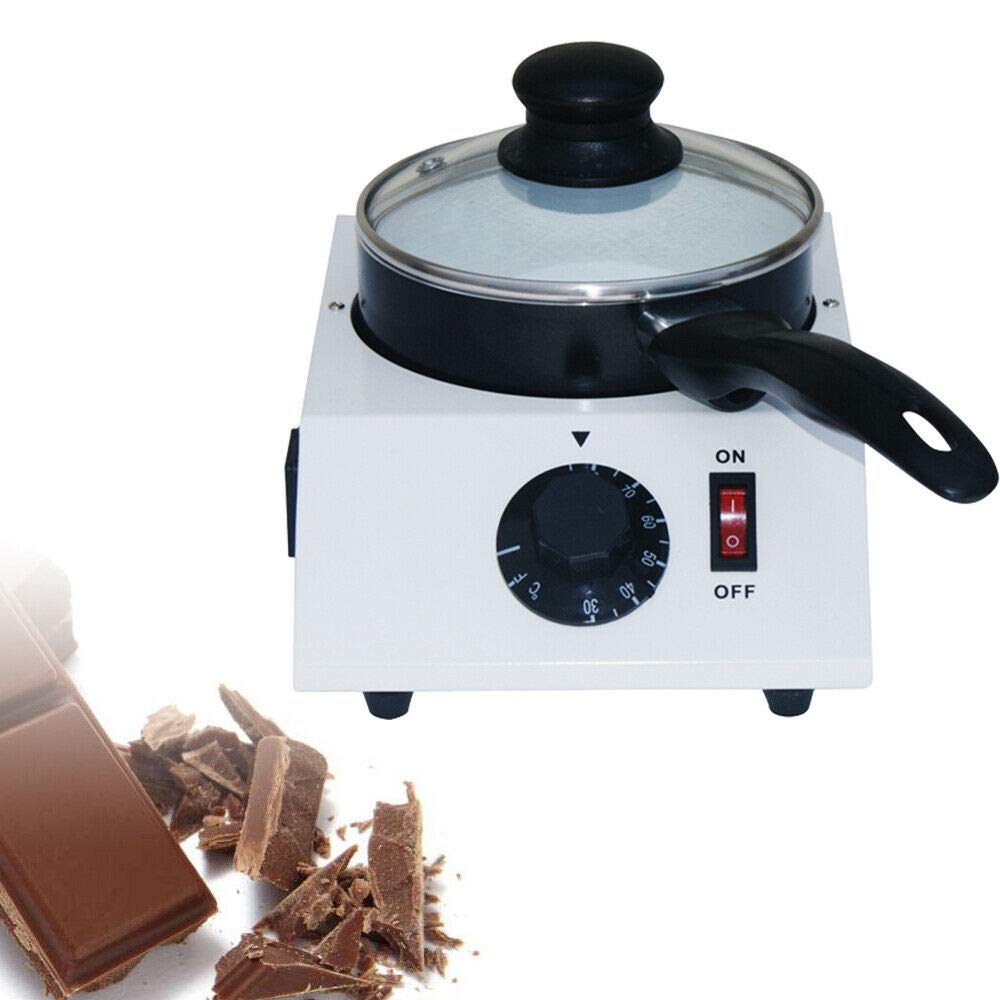 Machine à fondre au chocolat électrique - Machine à fondre en aluminium et céramique antiadhésive pour faire fondre du chocolat solide en sauce