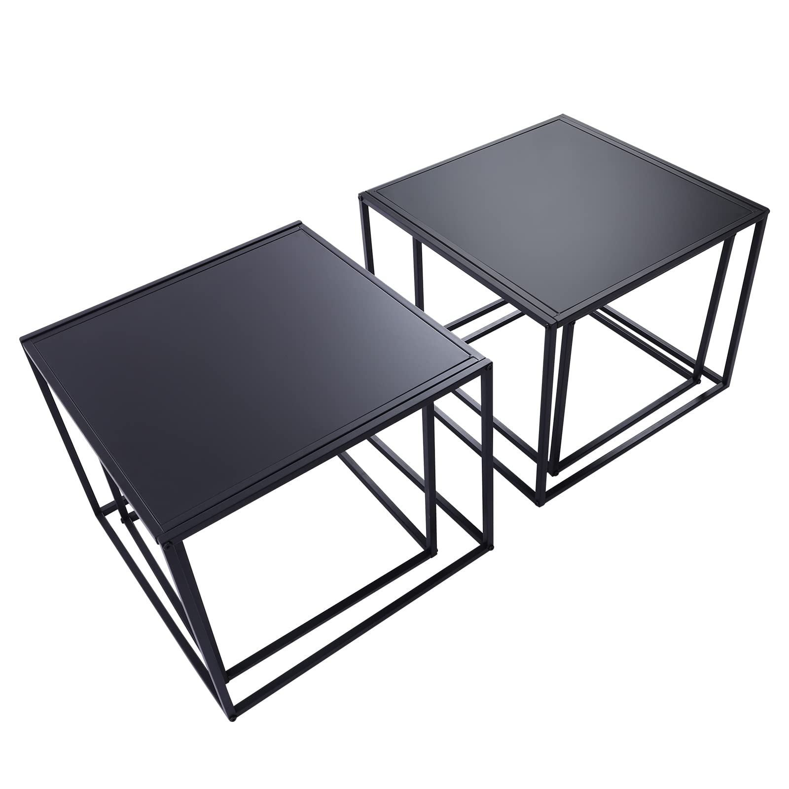4 x table basse en métal Table 