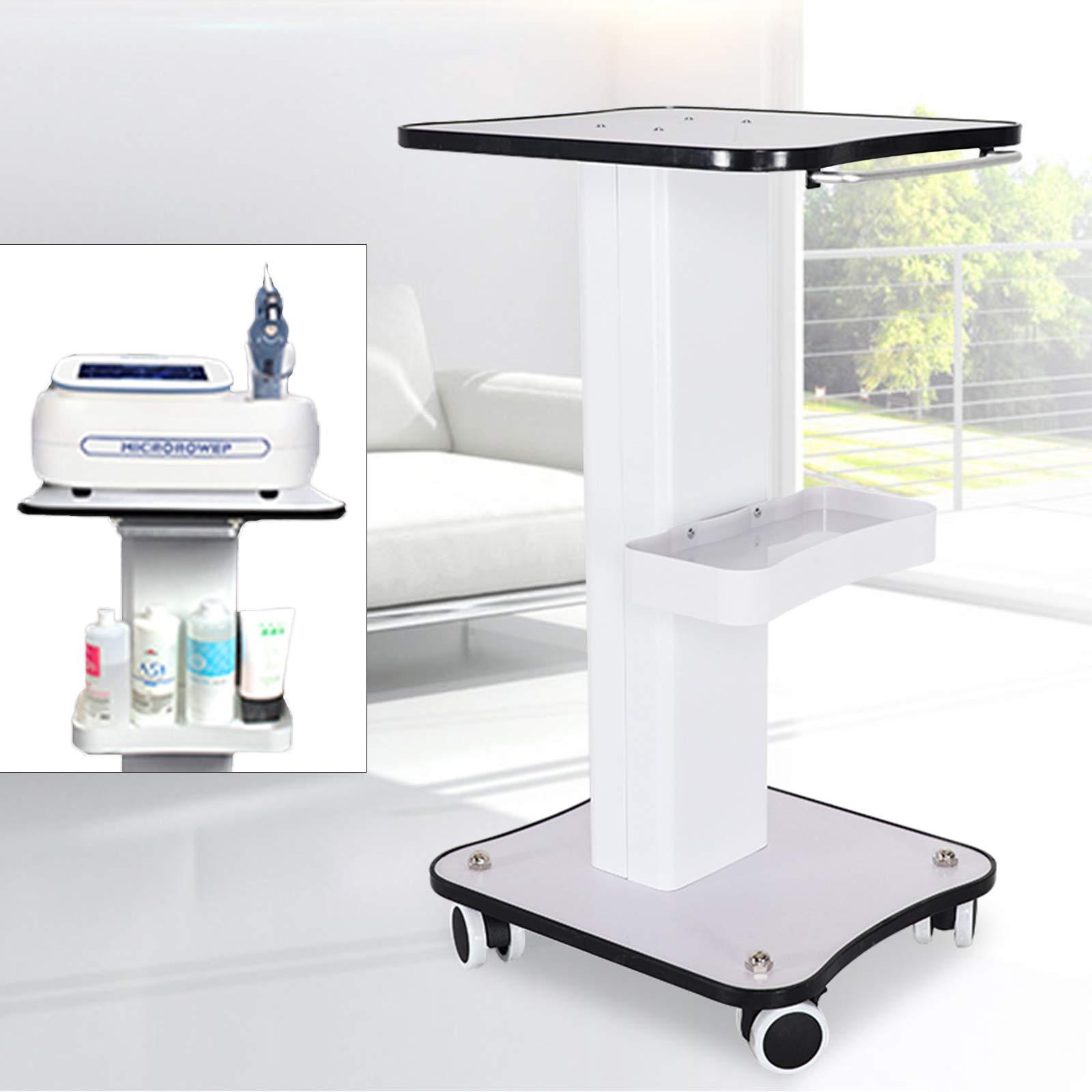  Beauty Salon Trolley Stand-Beauty Rolling Cart-SPA Instrument Storage Tray-with Wheel Large Load-Salon Big Table Trolley Stand