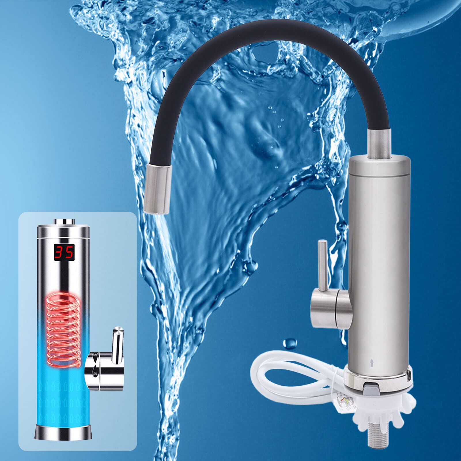 Acheter PDTO 360 ° électrique rapide instantané robinet robinet