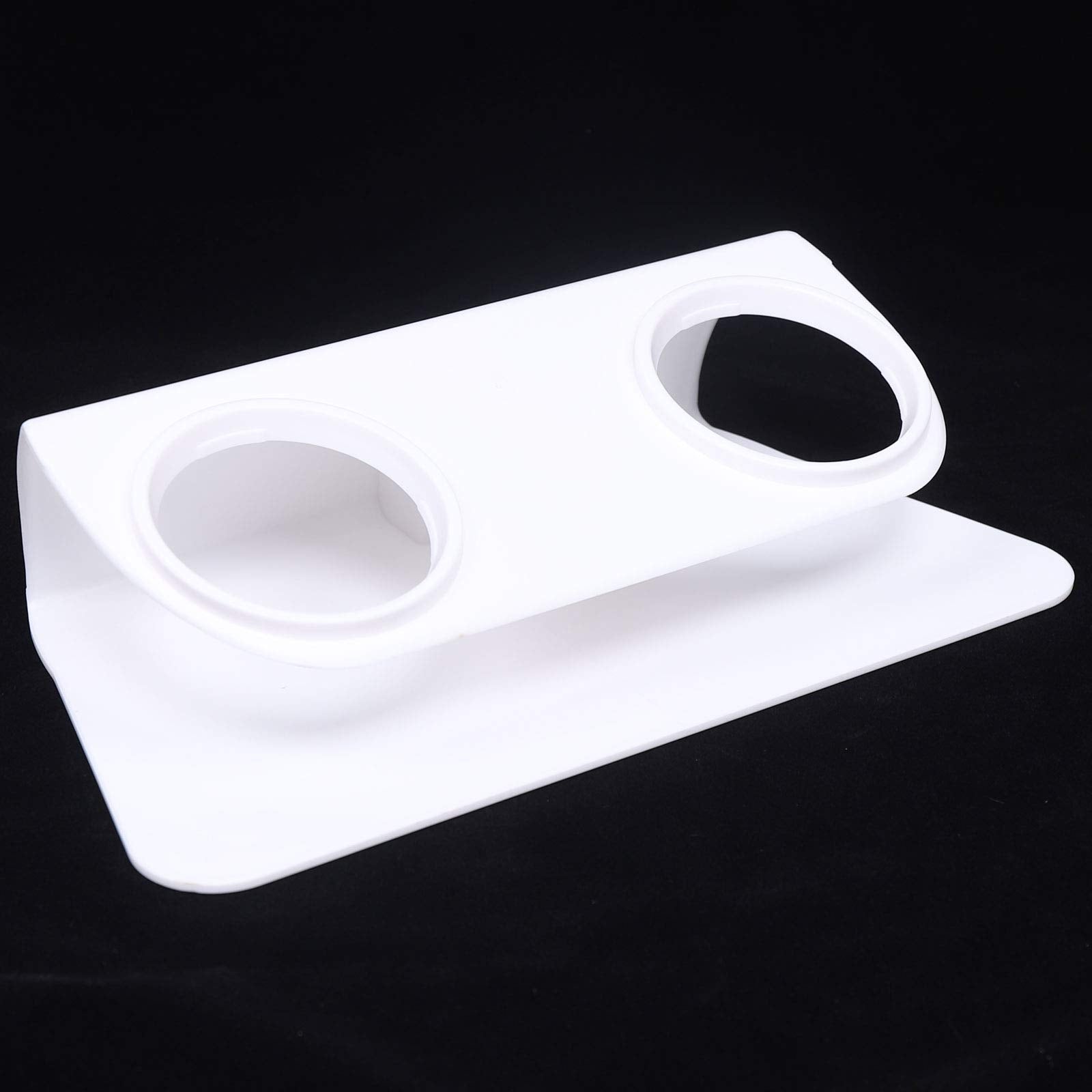Gamelle inclinable à 15° pour chat - Bol en plastique de qualité alimentaire - Transparent - Diamètre : 13 cm
