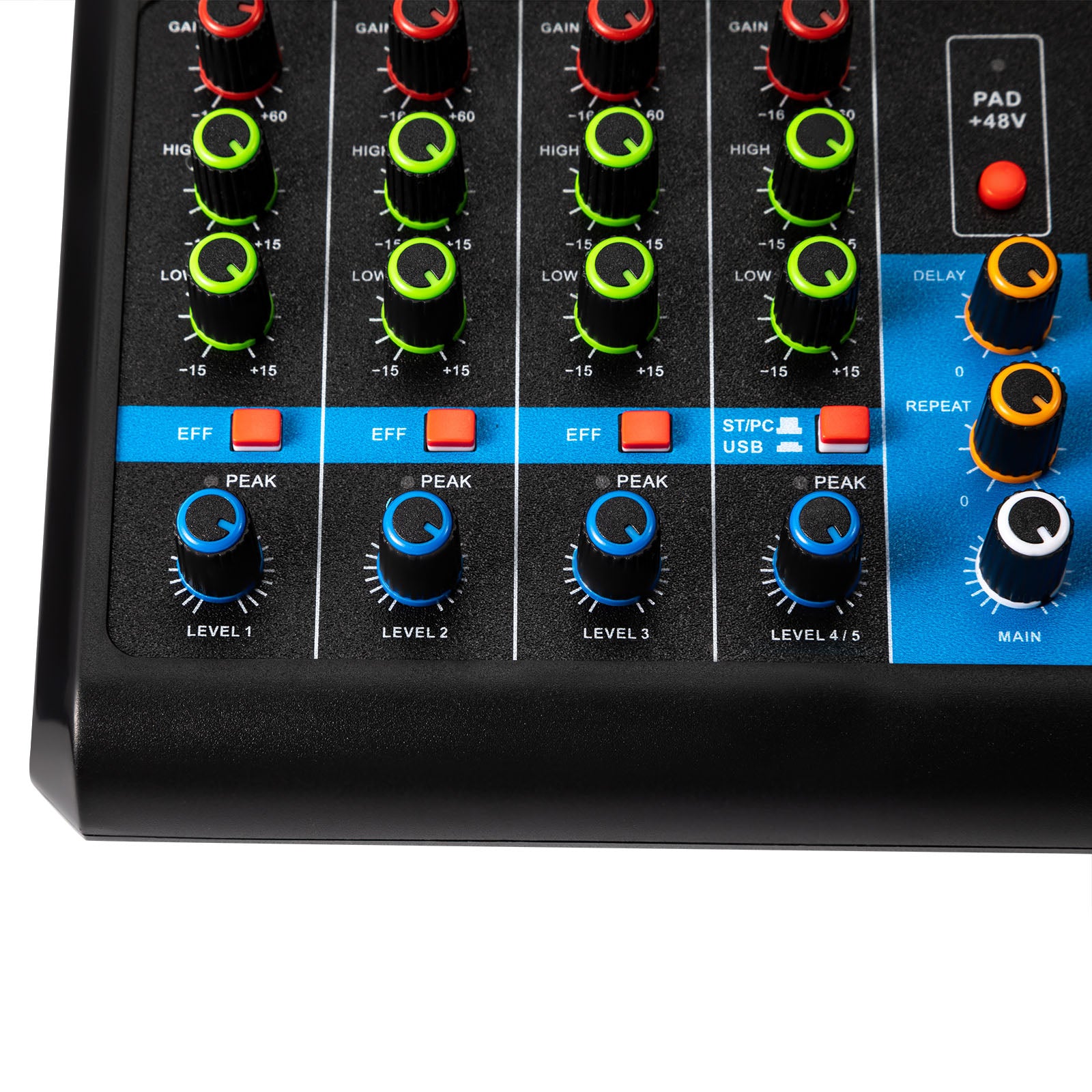 Mini table de mixage audio 