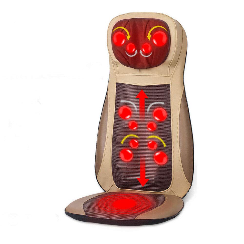 CNCEST-Housse de siège de massage électrique vibrante pour le dos et la nuque