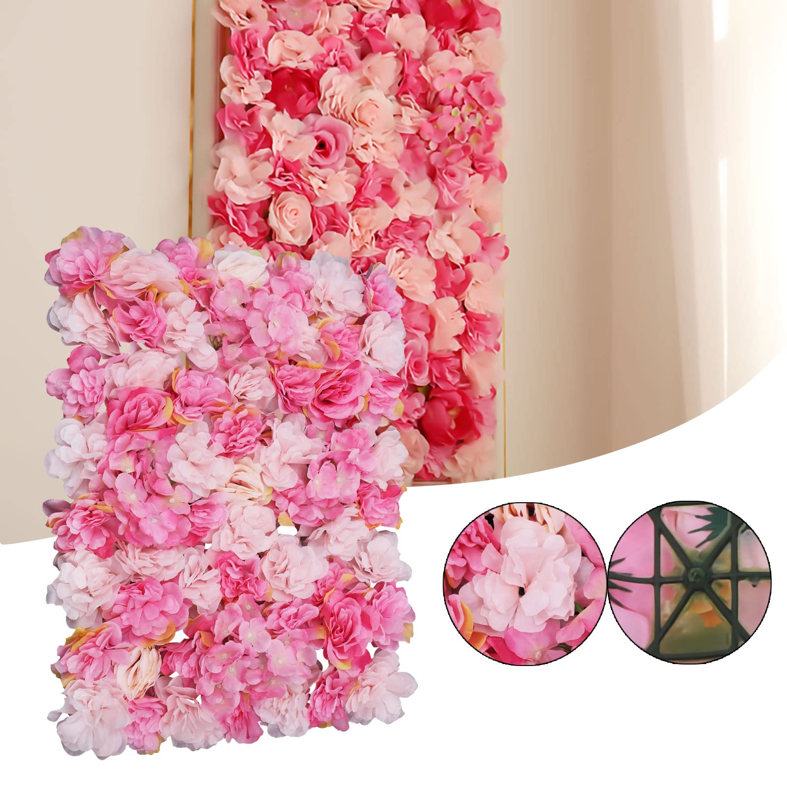 murs de fleurs artificielles