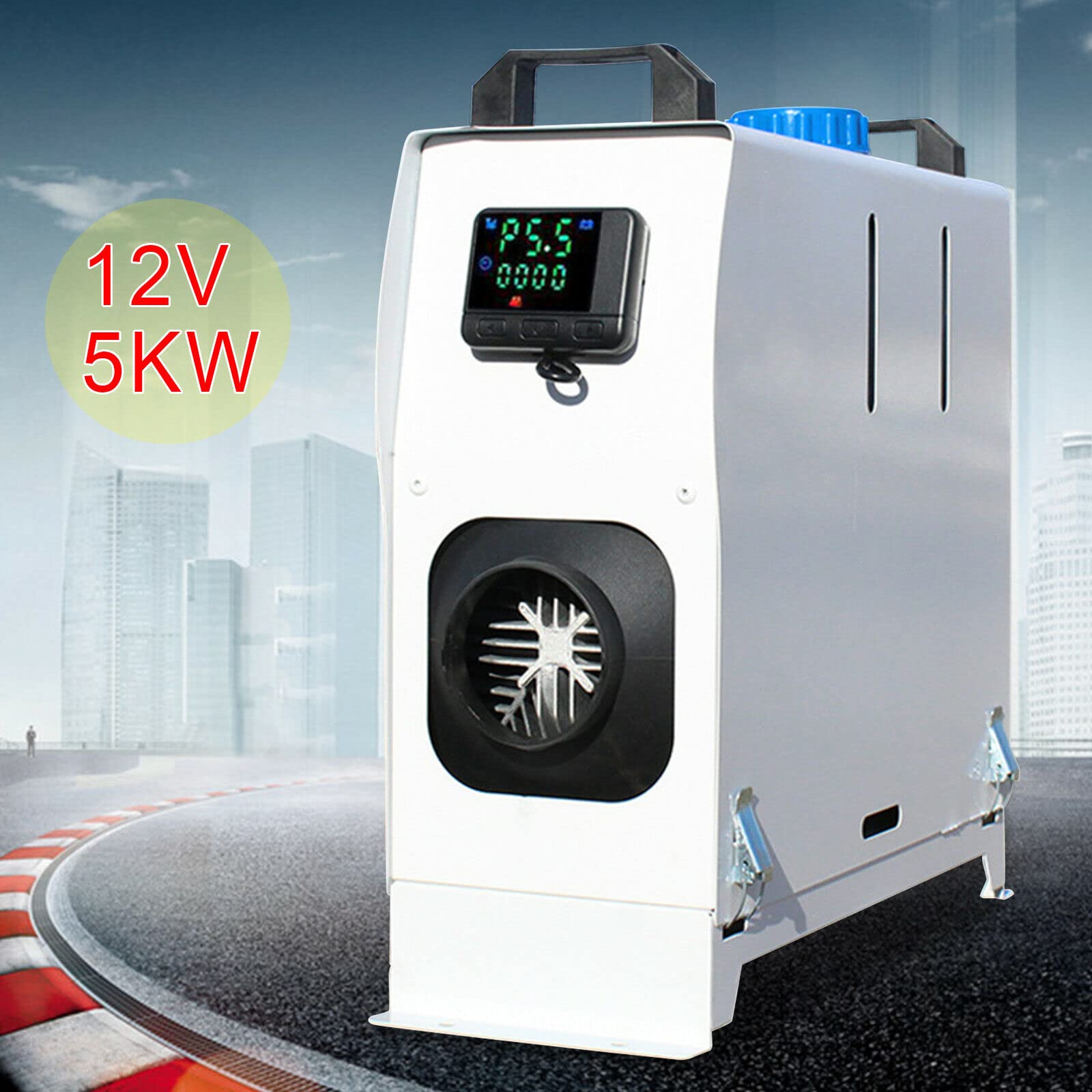 Chauffage diesel - 5000 W - 12 V - Chauffage de voiture avec écran LCD