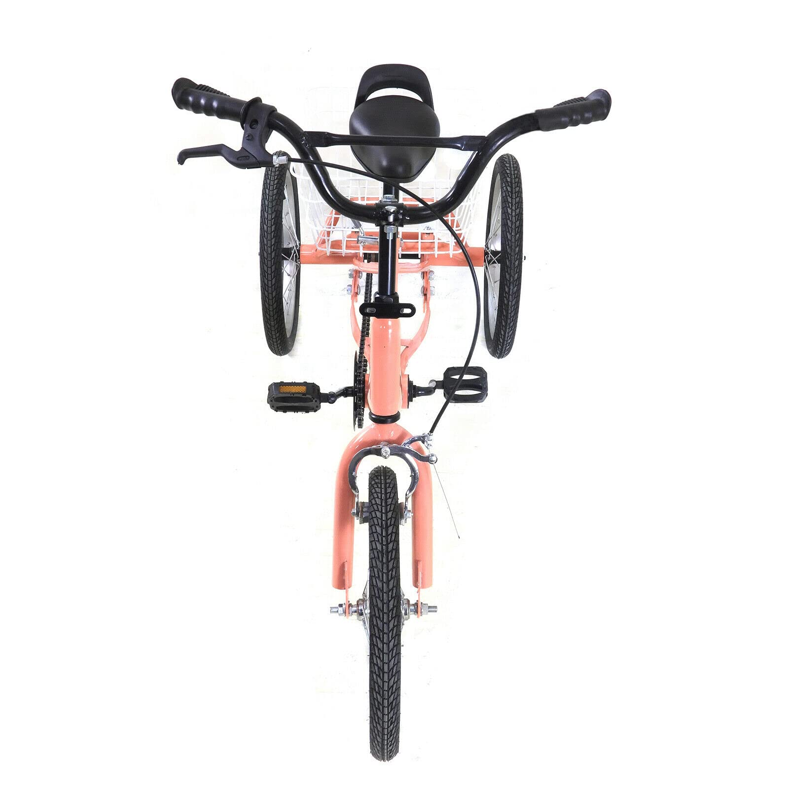 Vélo Tricycle Vélo à 3 Roues à Vitesse Unique de 16 Pouces