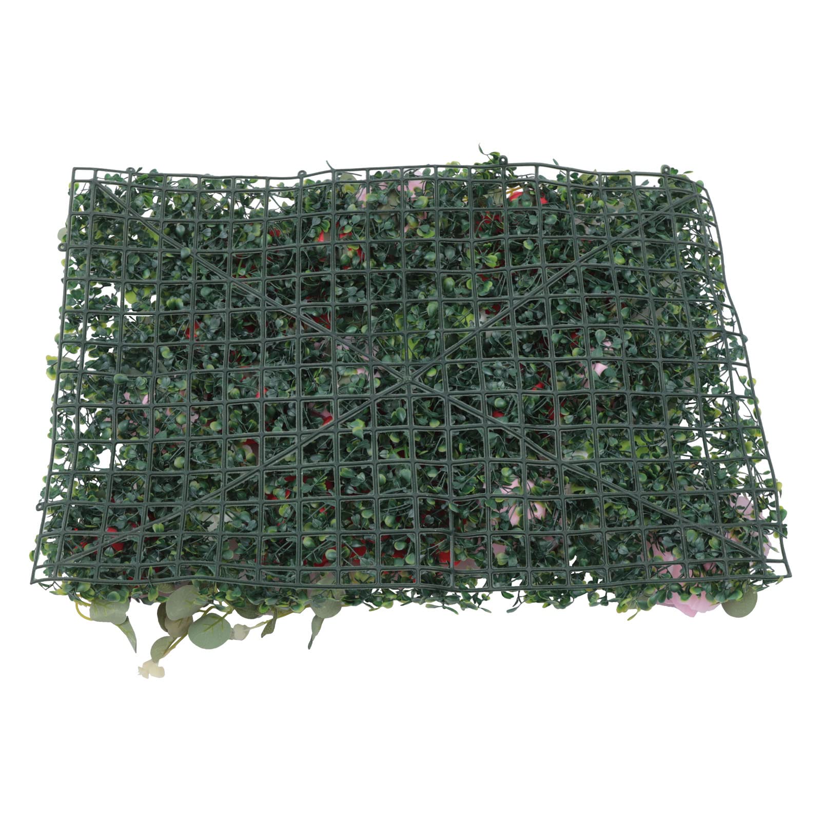 6 Pcs Fleur Mur Panneau Fleur Artificielle Mur Plantes Artificielles